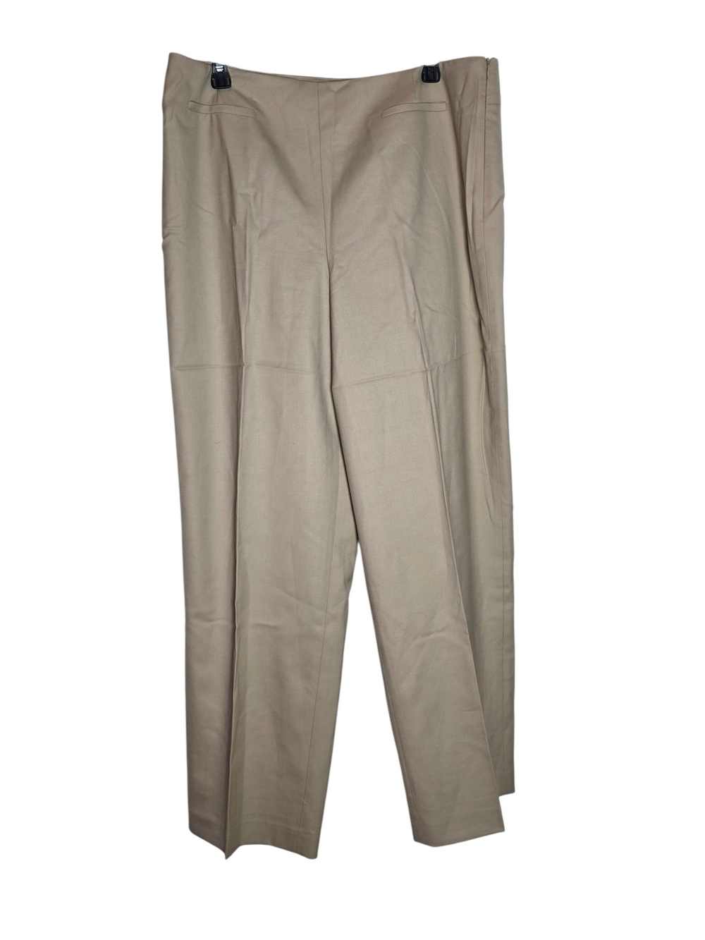 NWT Vintage 90s Talbots Wool Stretch Dress Pants Size 16 Tan Khaki Trousers